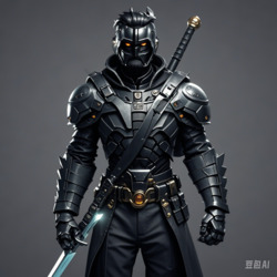 Items of Mecha Black Samurai